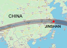 china map jinshan kl